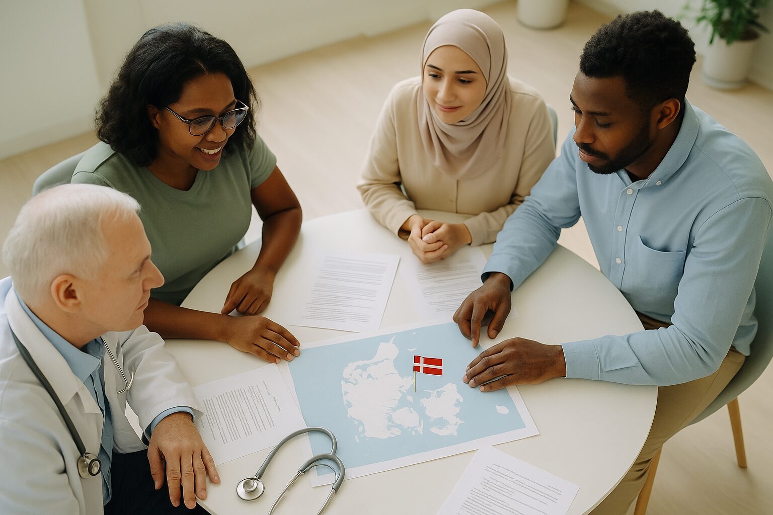 Founding members of International Patients in Denmark